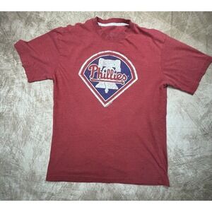 Philadelphia Phillies Liberty Bell Red T-Shirt mens large
